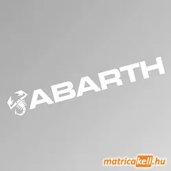 Abarth szélvédőmatrica