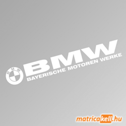 BMW szélvédőmatrica (Bayerische Motoren Werke)