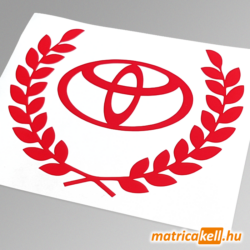 Toyota babérkoszorú matrica