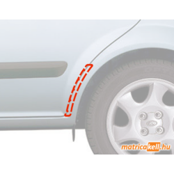Hyundai Getz kőfelverődés ellen védő fólia matrica