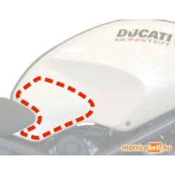 Ducati Monster tankburkolat védőfólia matrica karcok ellen (696 795 796 1100)