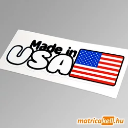 Made in USA matrica