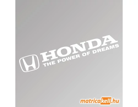 Honda Power of Dreams szélvédőmatrica