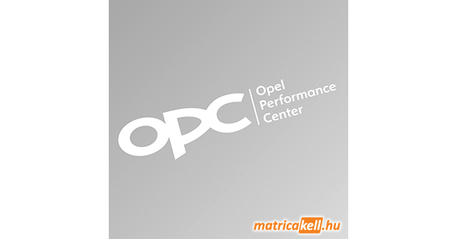 OPC Opel Performance Center szélvédőmatrica Opel matricák